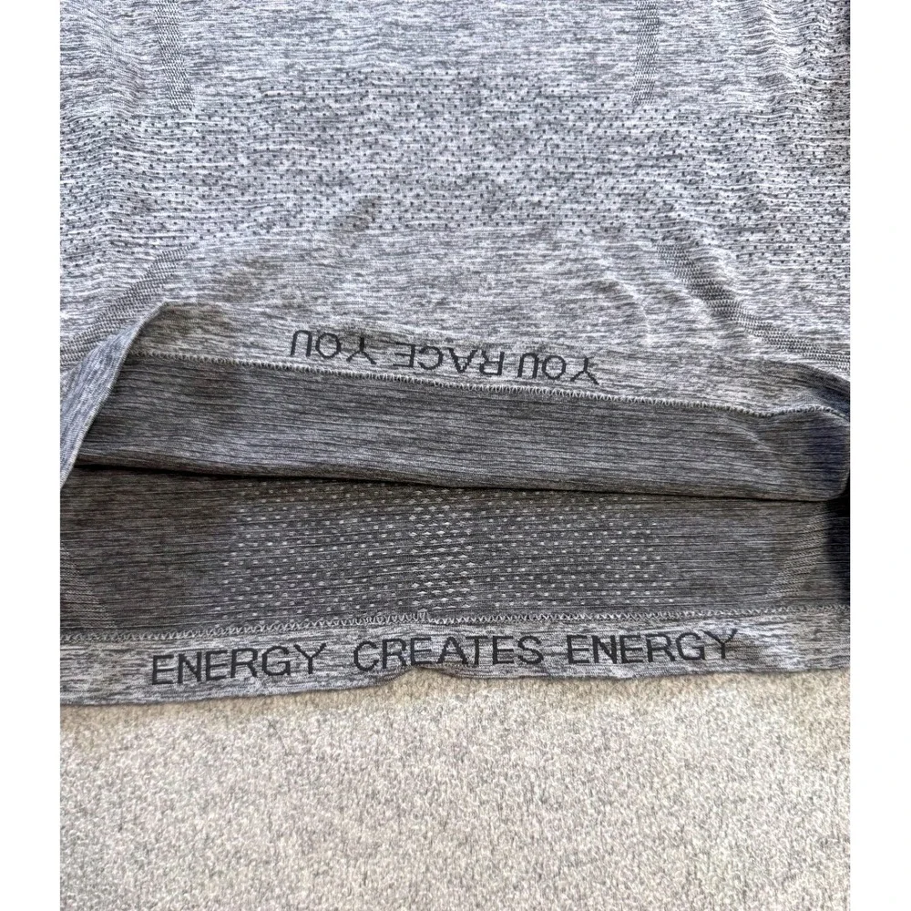 Lululemon Swiftly Tech Long Sleeve 2.0 Womens Size 6 Gray Heathered Athletic Top